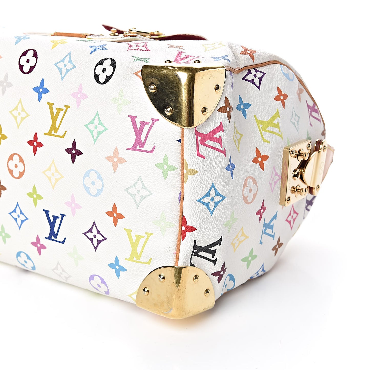 Monogram Multicolor Speedy 30 White
