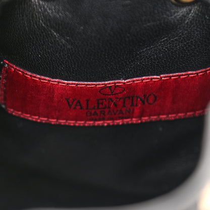 Valentino Garavani Nappa Mini Rockstud Spike Bucket Bag Black 6 of 9