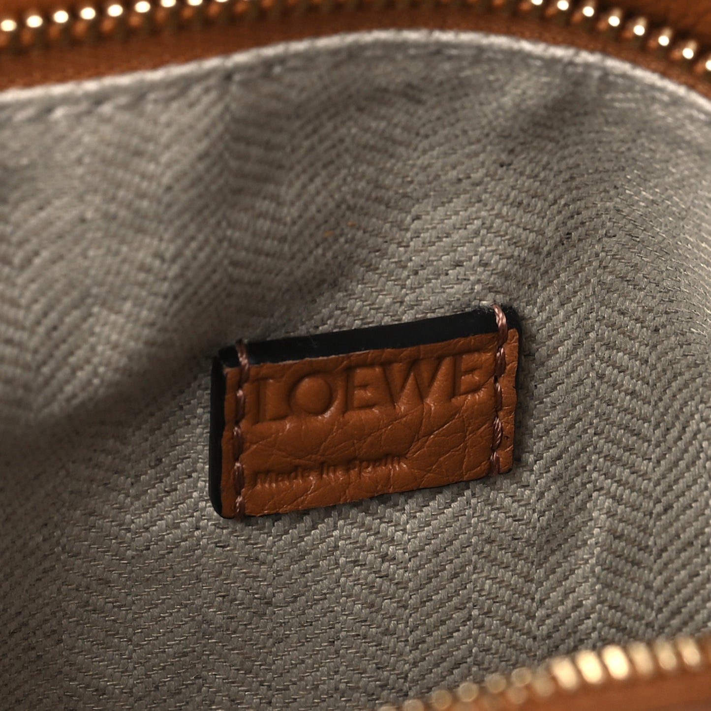 Snakeskin Mini Puzzle Bag Tan