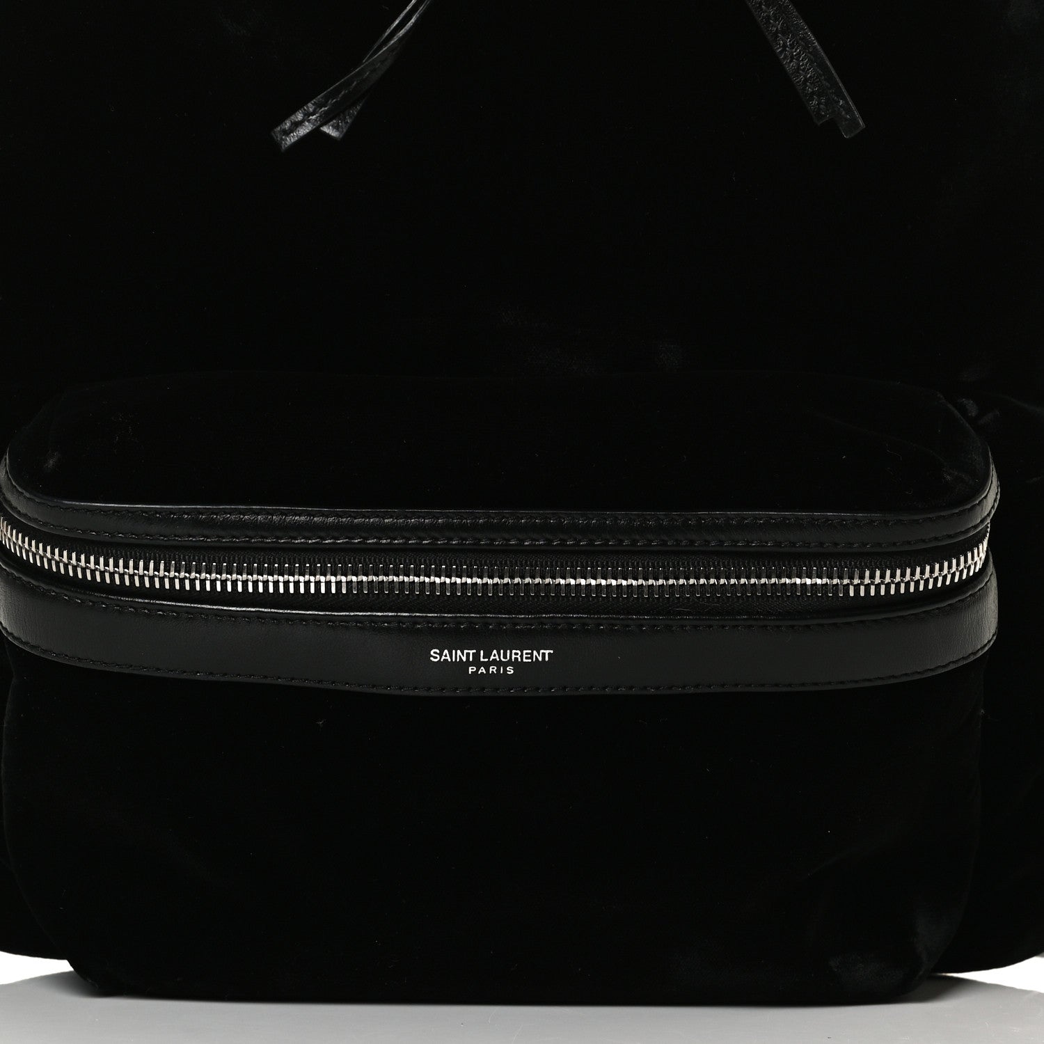Saint Laurent Velvet Mini City Backpack Black 7 of 11