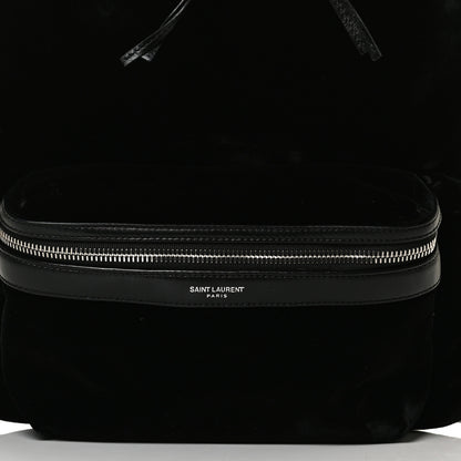 Saint Laurent Velvet Mini City Backpack Black 7 of 11
