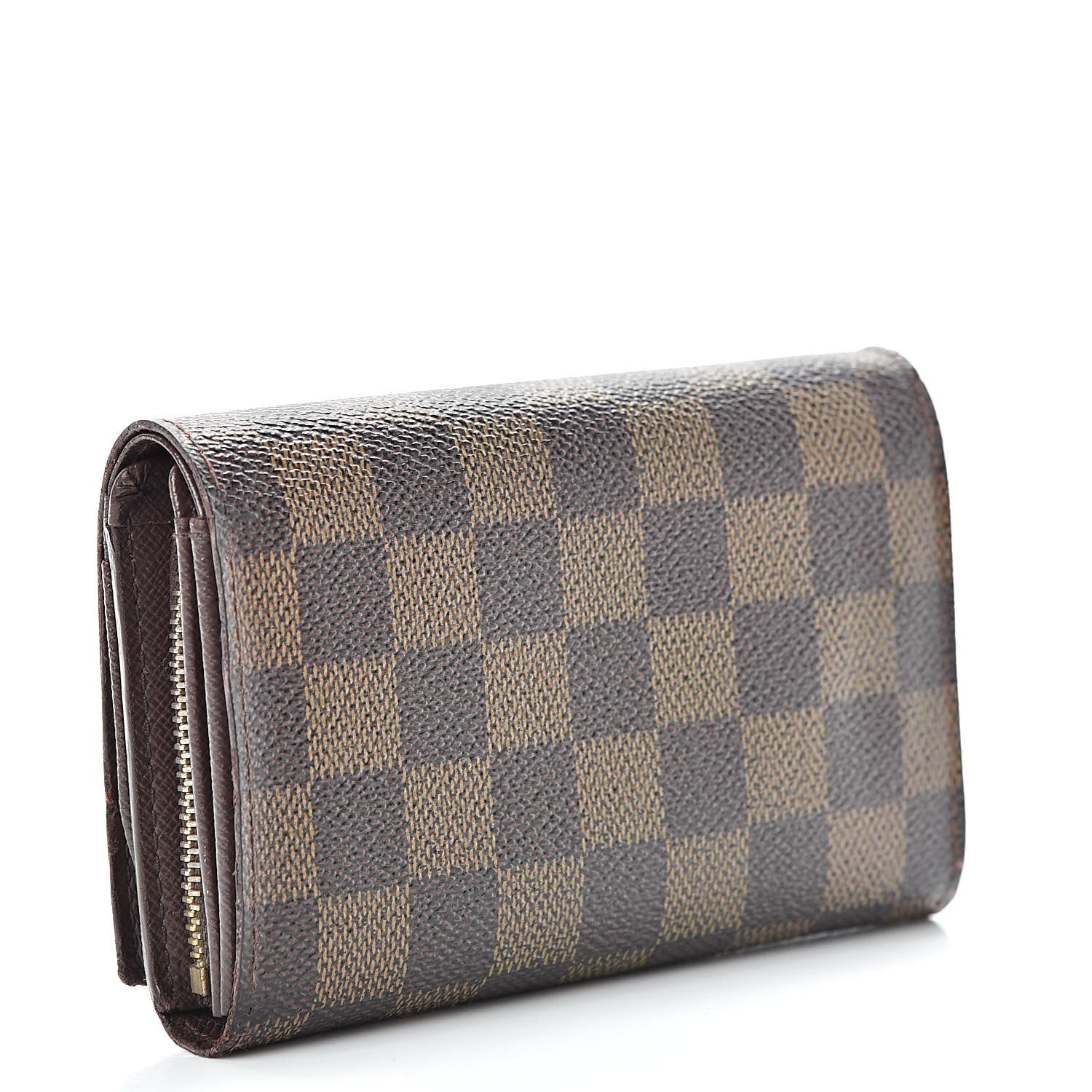 Louis Vuitton Damier Ebene Porte-Monnaie Billets Tresor Wallet 3 of 17