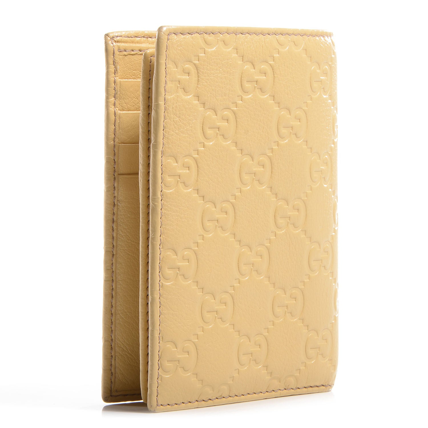 Gucci Guccissima Crest Wallet Yellow 3 of 9