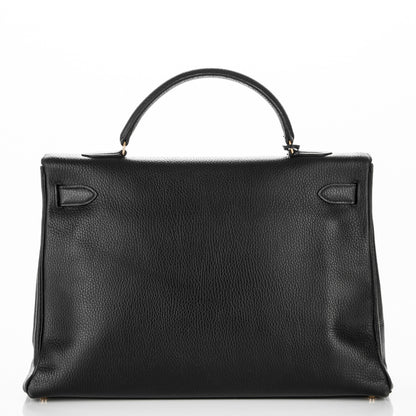 Hermes Ardennes Kelly Retourne 40 Black 4 of 21