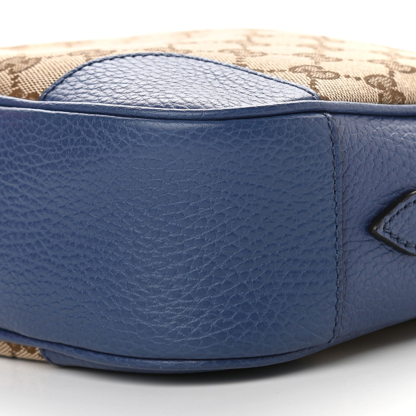 Monogram Dollar Calfskin Mini Bree Messenger Bag Beige Ebony Caspian