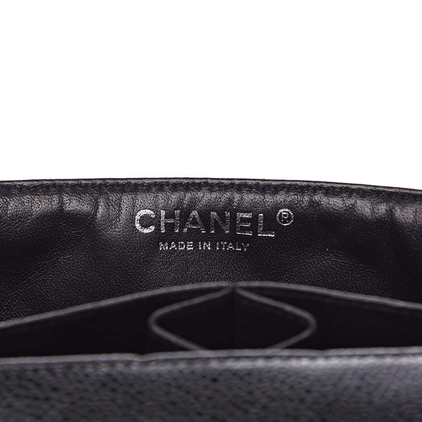 Caviar Quilted East West Flap Black