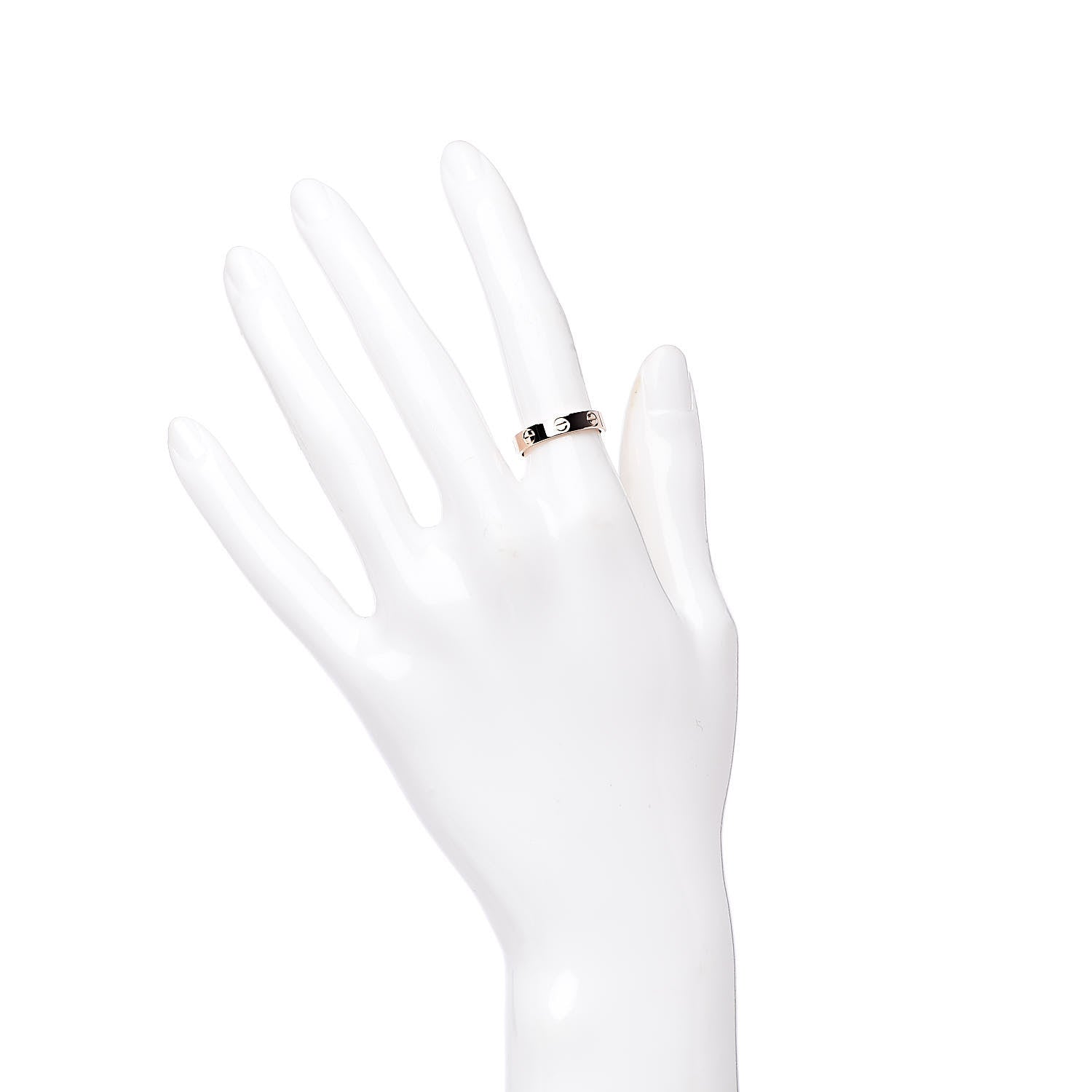 Cartier 18K Pink Gold 3.5mm LOVE Wedding Band Ring 50 5.25 2 of 5
