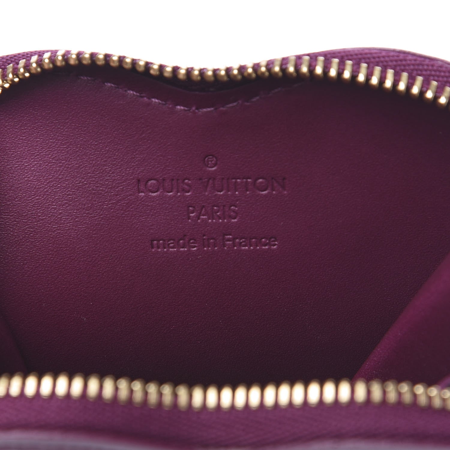 Louis Vuitton Vernis Heart Coin Purse Violet 5 of 6