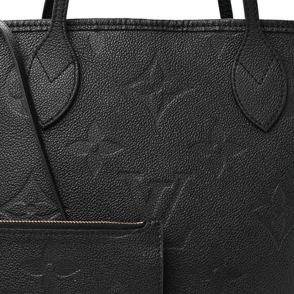Louis Vuitton Empreinte Monogram Giant Neverfull MM Black 7 of 14