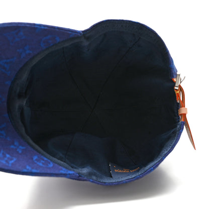 Louis Vuitton Monogram Jacquard Cap M Blue 9 of 10