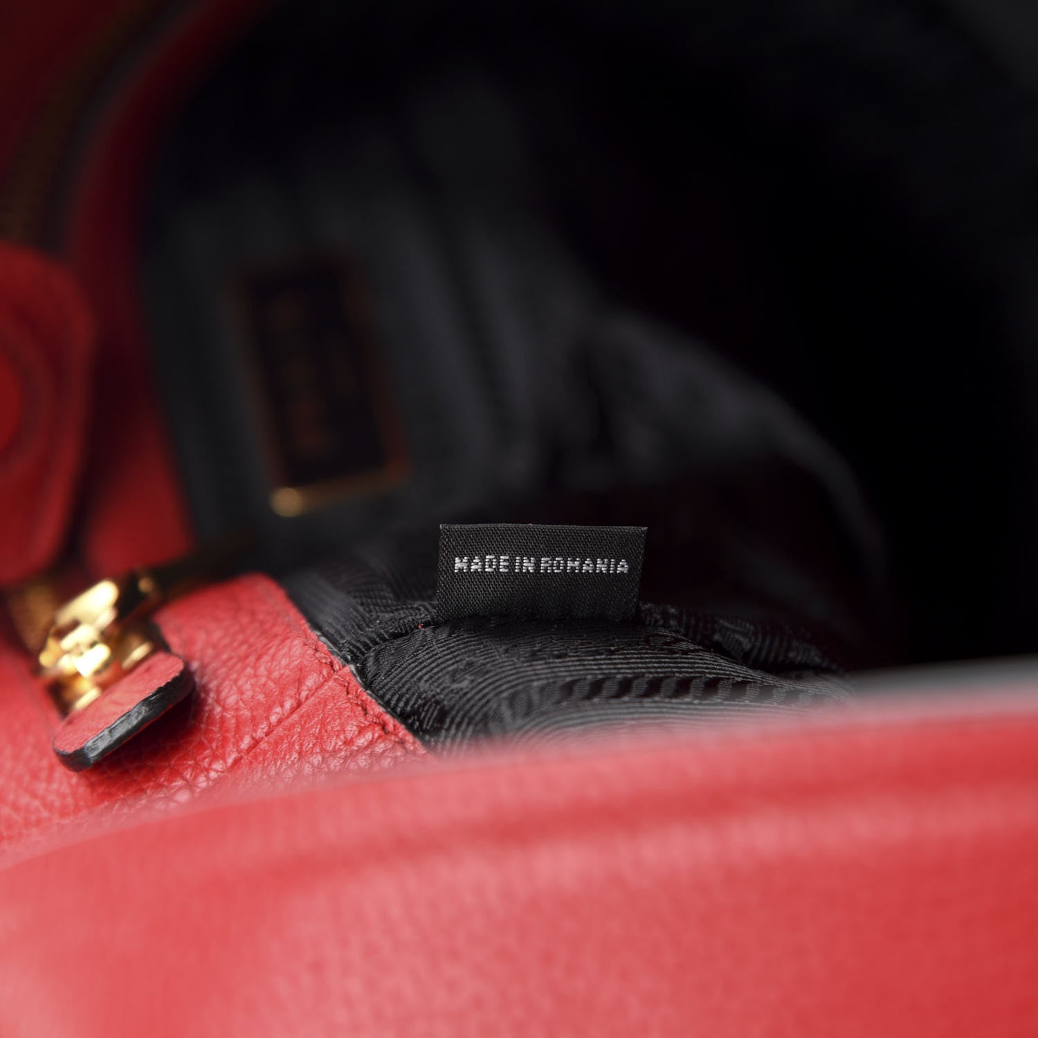 Prada Vitello Daino Shopping Tote Rosso 10 of 11