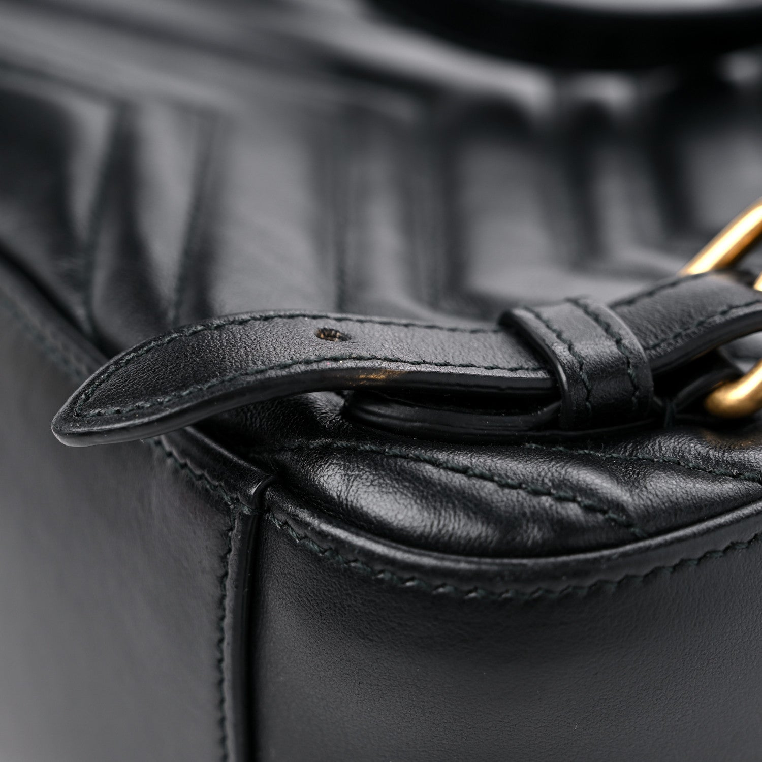 Gucci Calfskin Matelasse GG Marmont Backpack Black 13 of 13