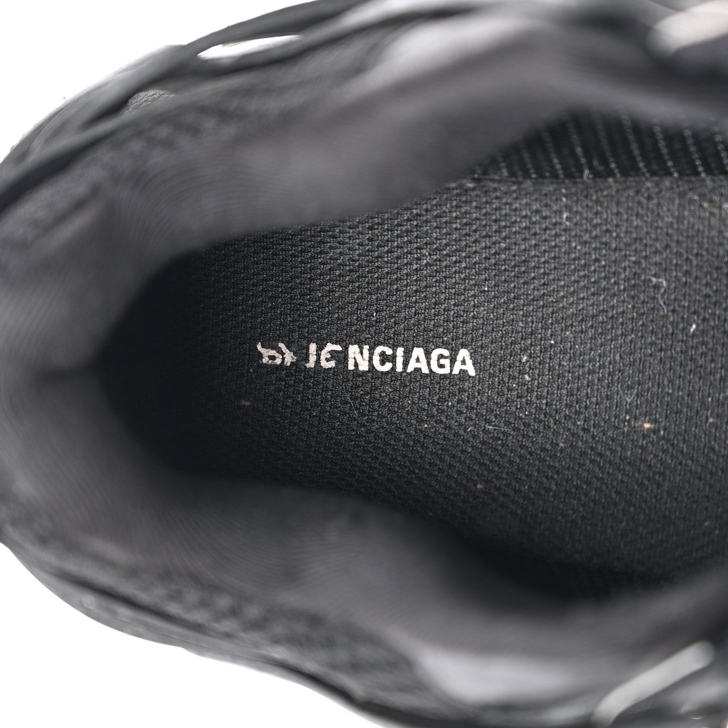 Balenciaga Mesh Nylon Mens Track Sneakers 39 Black 8 of 9