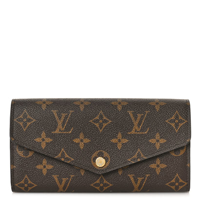 Louis Vuitton Monogram Sarah Wallet NM Rose Ballerine 1 of 9