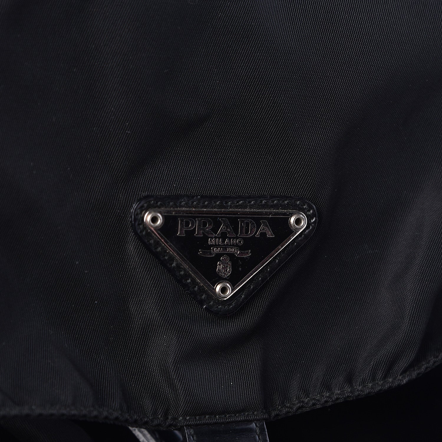 Prada Nylon Vela Medium Backpack Black 9 of 12