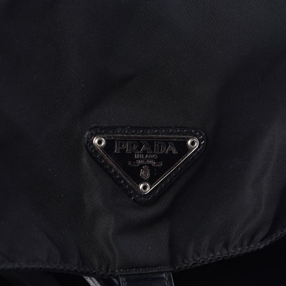 Prada Nylon Vela Medium Backpack Black 9 of 12