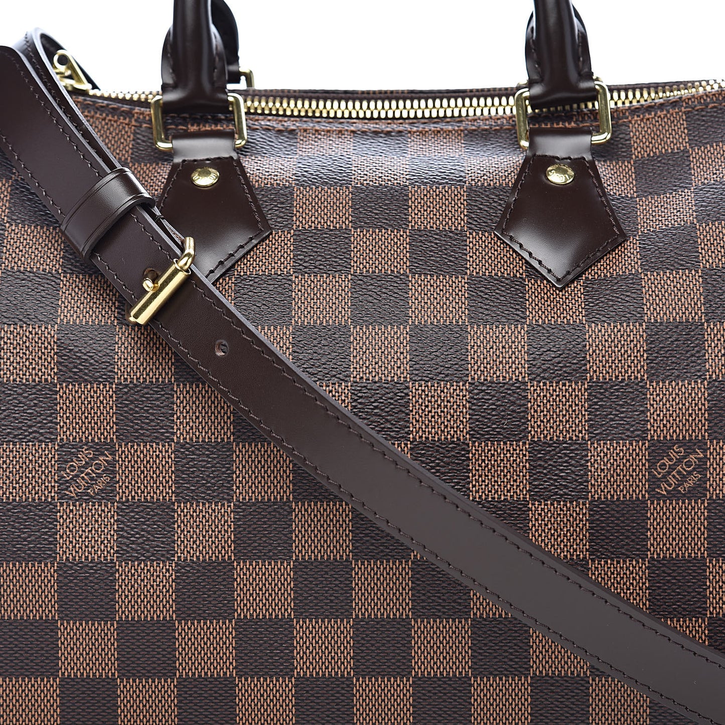 Damier Ebene Speedy Bandouliere 25