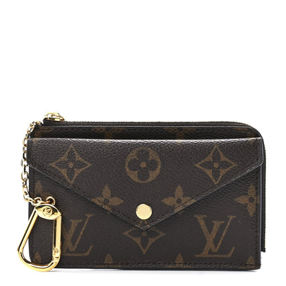 Louis Vuitton Monogram Recto Verso Card Holder Black 1 of 12
