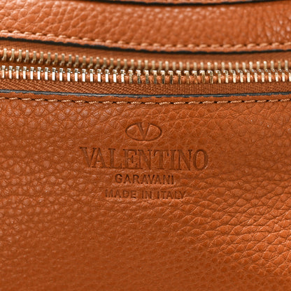 Valentino Garavani Grained Calfskin Small Rockstud Tote Light Cuir 6 of 9