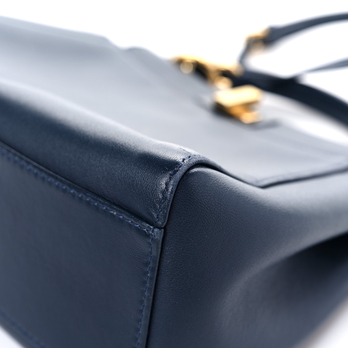 Nappa Mini Peekaboo Iconic Satchel Navy