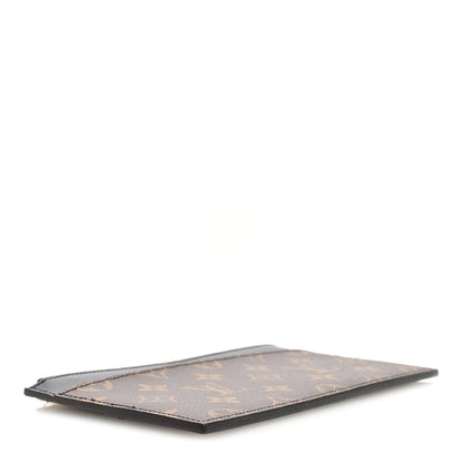 Louis Vuitton LOUIS VUITTON Monogram Slim Purse Black 4 of 6
