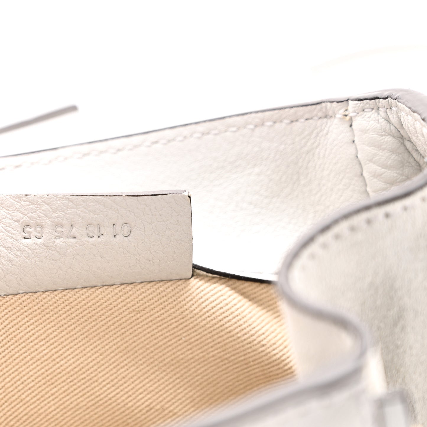 Suede Calfskin Mini Faye Backpack Airy Grey