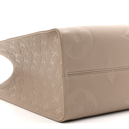 Louis Vuitton Empreinte Monogram Giant Onthego MM Tourterelle 8 of 9