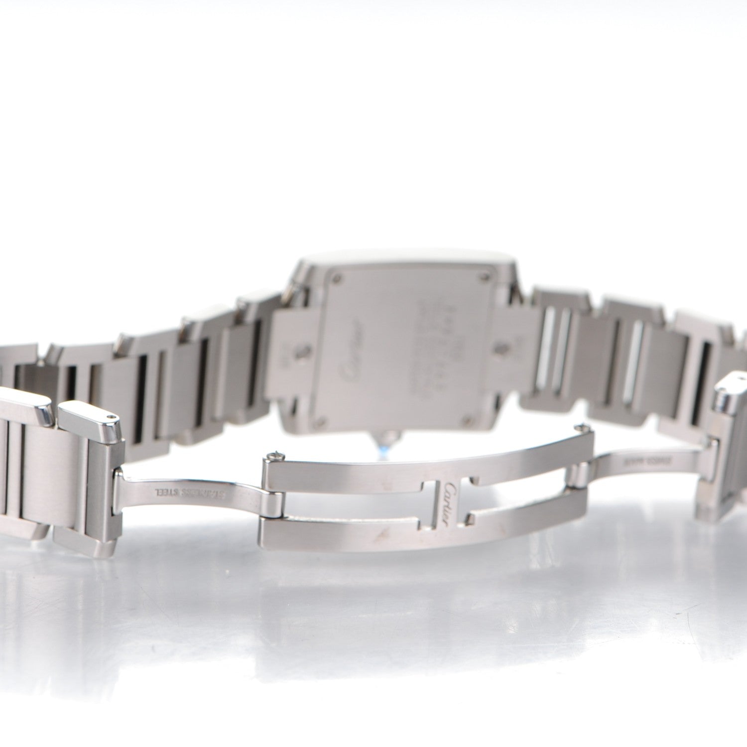 Cartier Stainless Steel 20mm Tank Francaise Quartz Watch 6 of 7