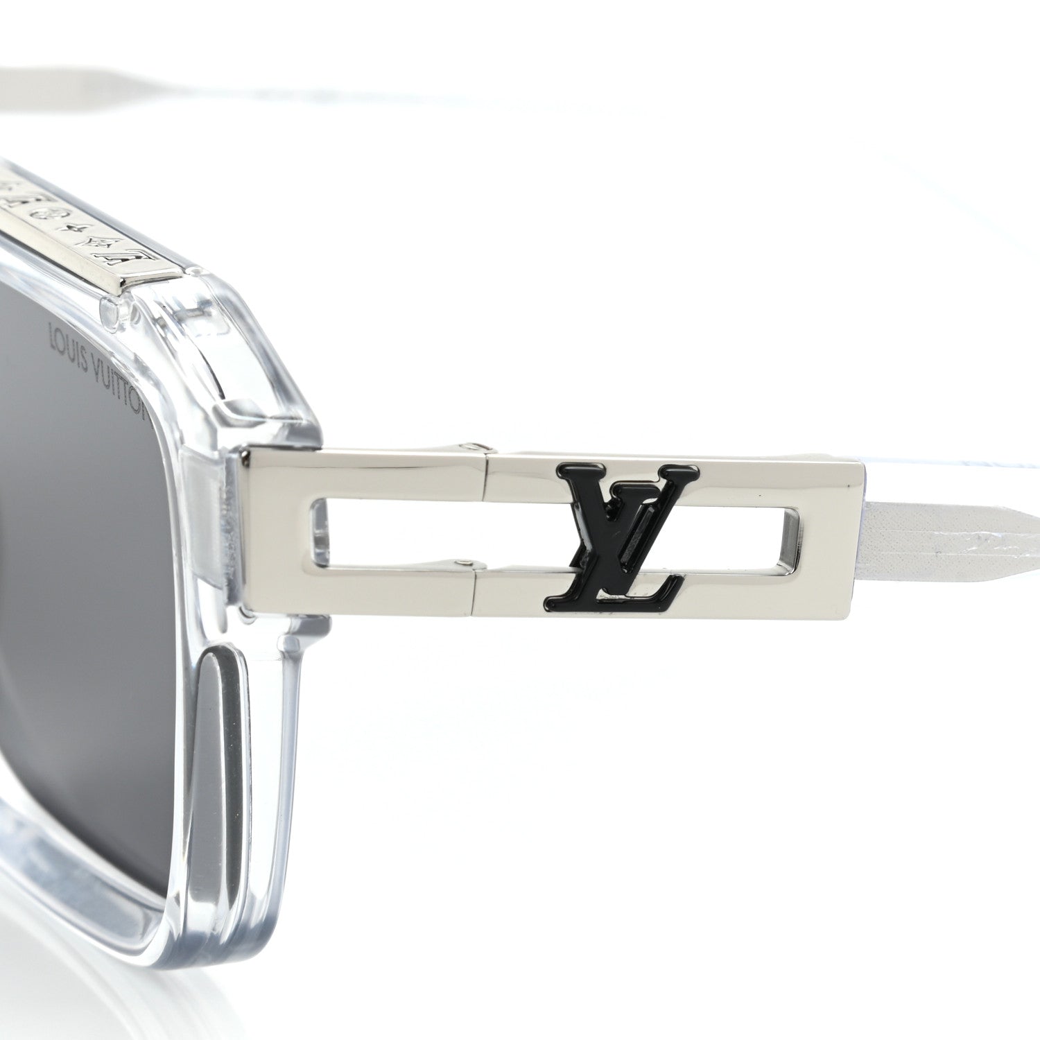 Louis Vuitton Acetate 1.1 Mascot Pilot Sunglasses Z1802W Transparent 5 of 7