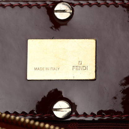 Fendi Zucca Small Mia Tote Red 7 of 13