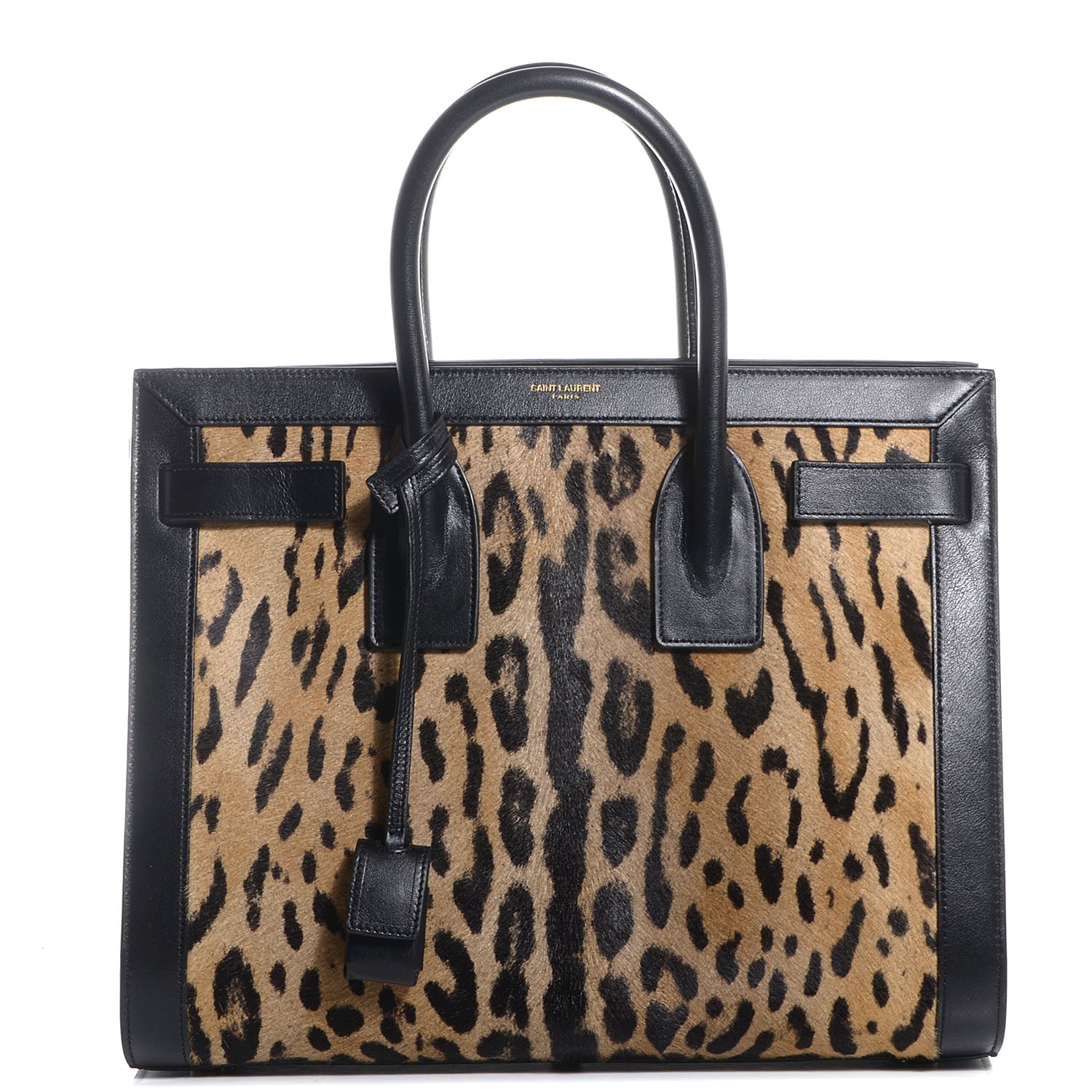 Saint Laurent Calf Hair Small Sac De Jour Leopard 1 of 8