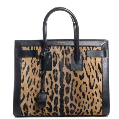 Saint Laurent Calf Hair Small Sac De Jour Leopard 1 of 8