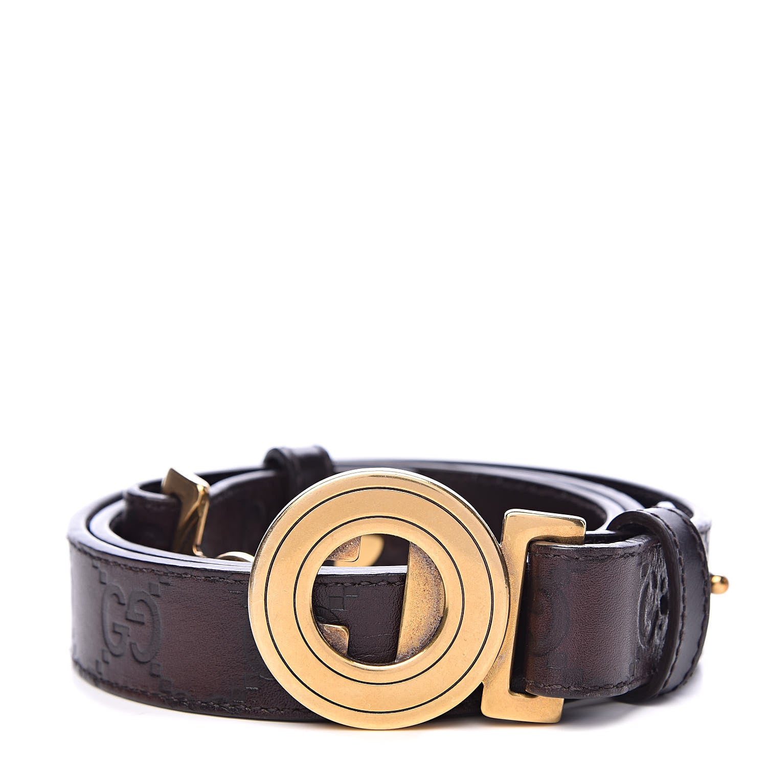 Gucci Guccissima Hysteria Belt 90 36 Brown 1 of 5