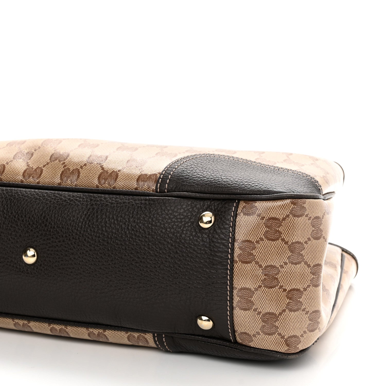 Gucci Crystal Monogram Medium Princy Tote Dark Brown 8 of 11