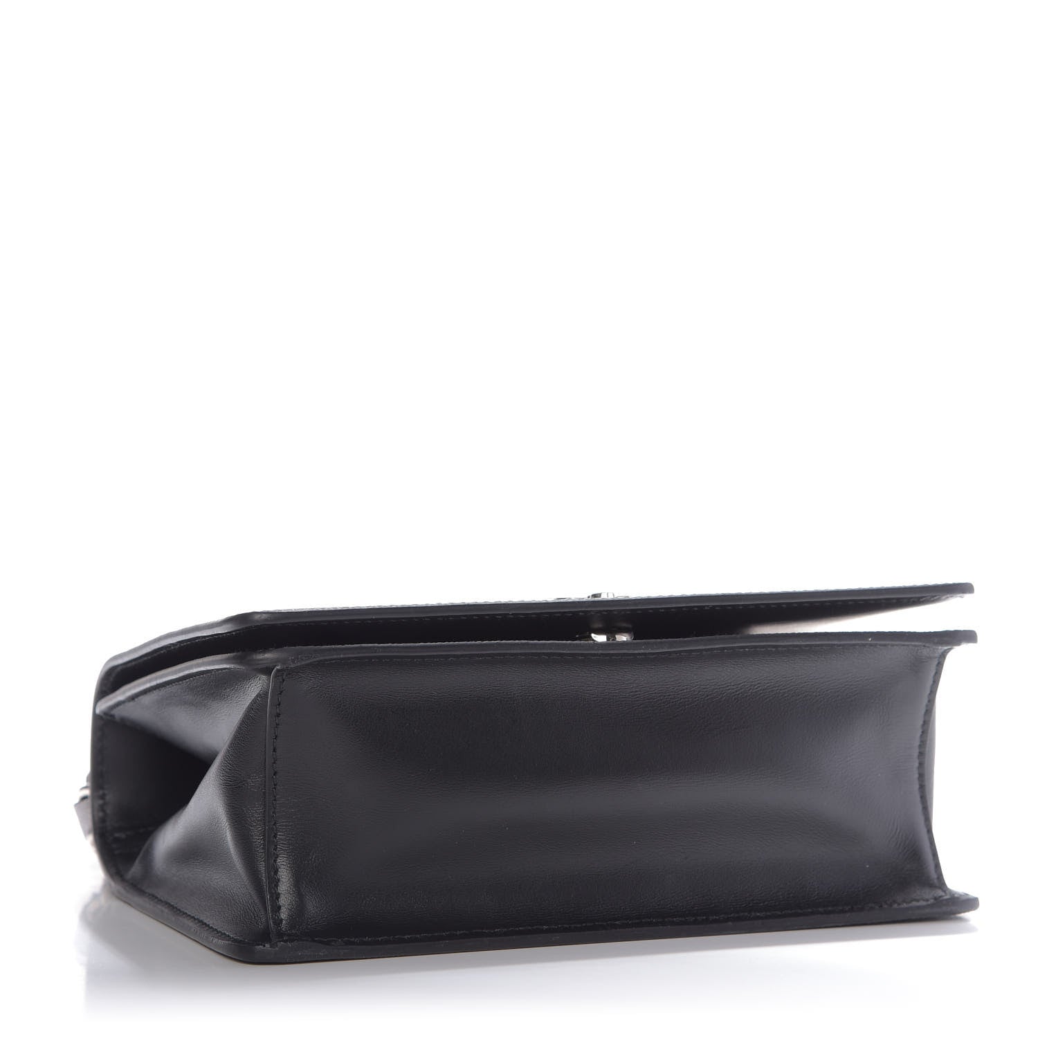 Prada Metallic Saffiano Soft Chain Shoulder Bag Silver 5 of 9