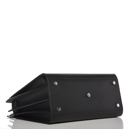 Saint Laurent Grained Calfskin Small Sac De Jour Black 5 of 7