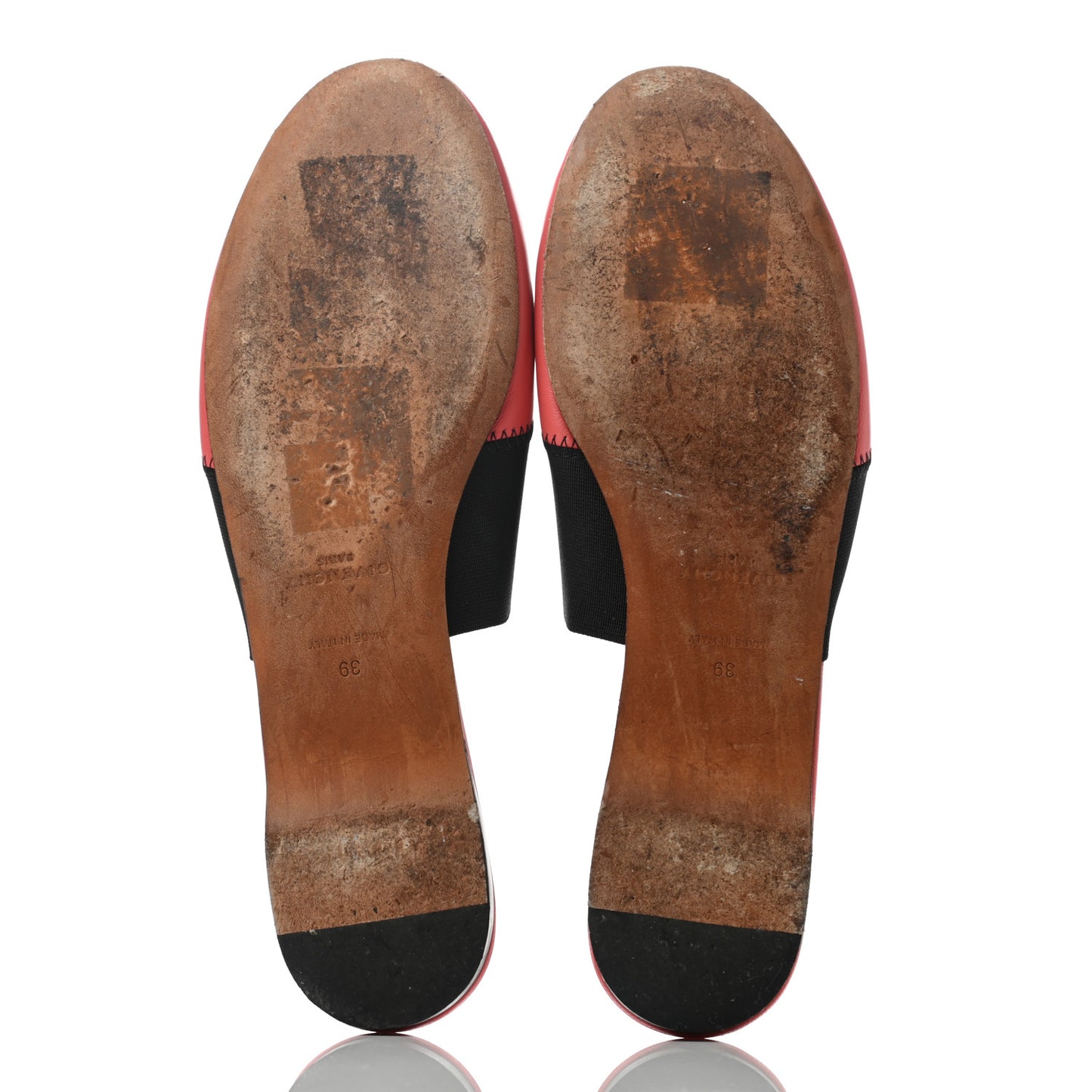 Calfskin Bedford Logo Mule Slides 39 Lobster