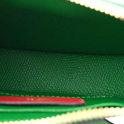 Valentino Garavani Grainy Calfskin Mini Vlogo Hobo Bag Gea Green 5 of 11