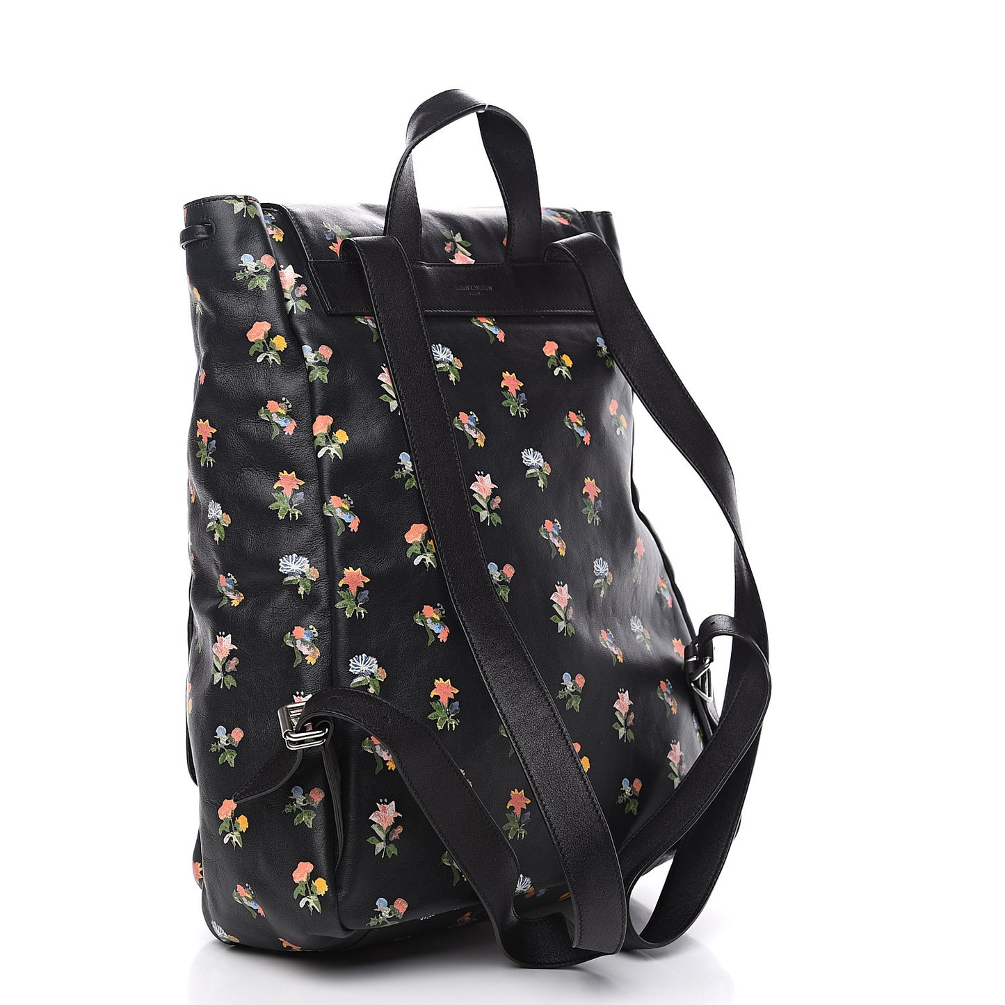 Calfskin Prairie Flower Printed Festival Backpack Multicolor