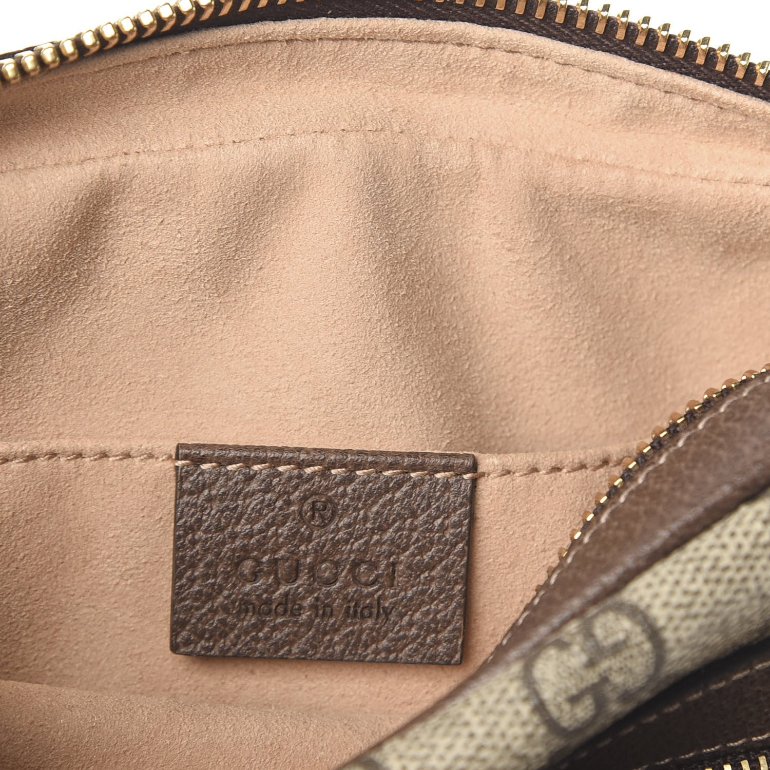 Gucci GG Supreme Monogram Web Mini Ophidia Shoulder Bag Brown 6 of 10
