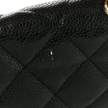 Chanel Caviar Quilted Jumbo Single Flap Black 22 of 25