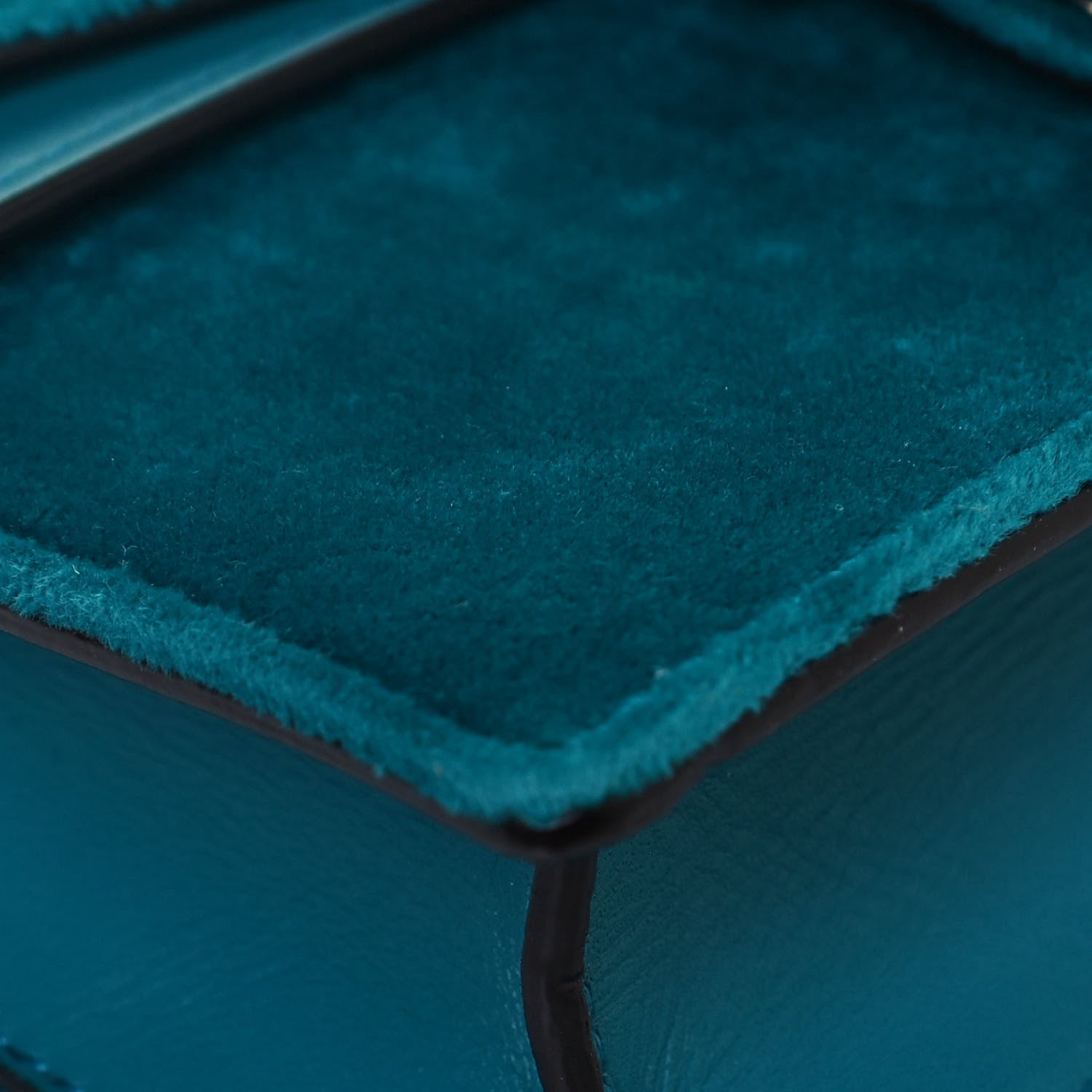 Gucci Velvet Super Mini Dionysus Shoulder Bag Pavone Cyan 8 of 11