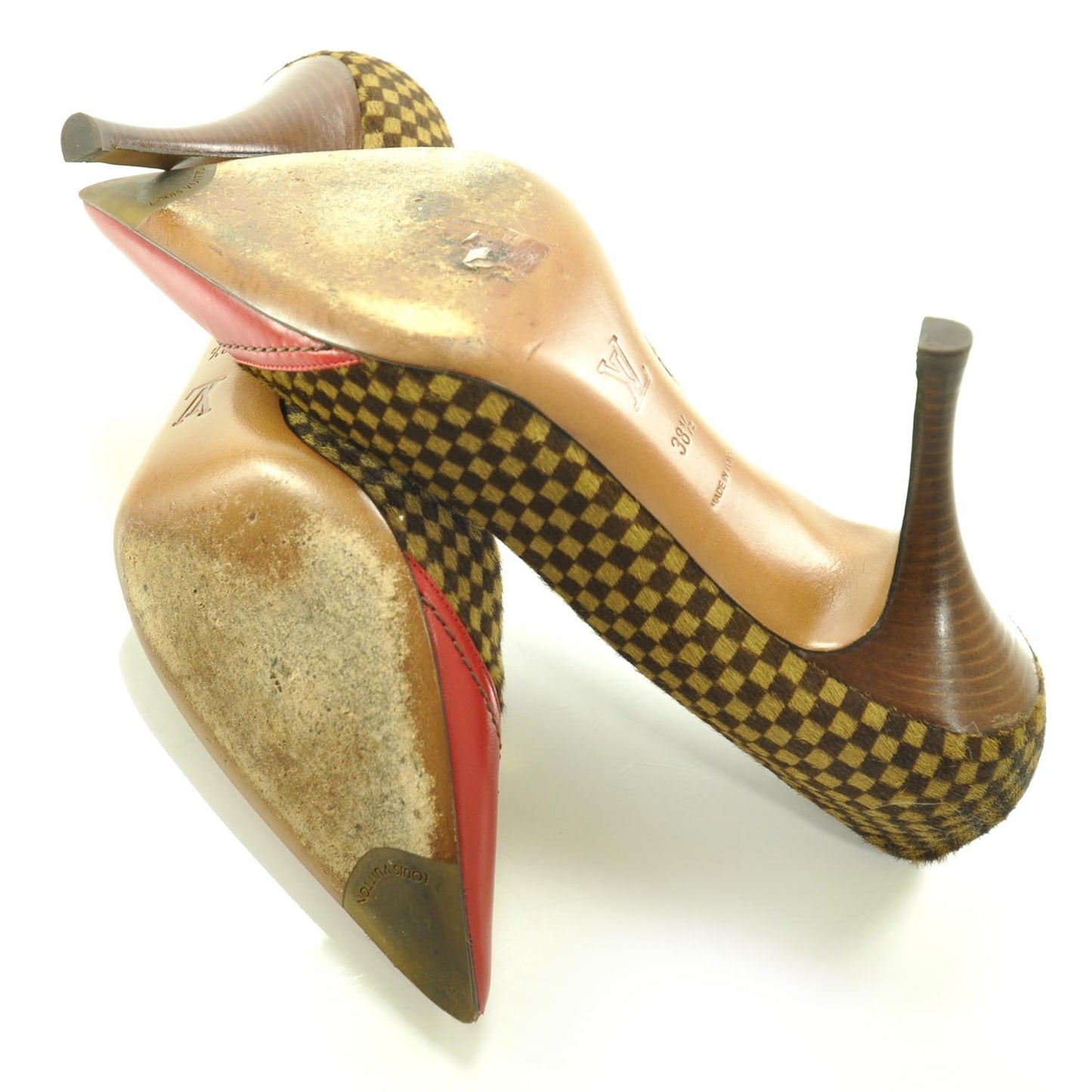 Damier Sauvage Heels 38.5