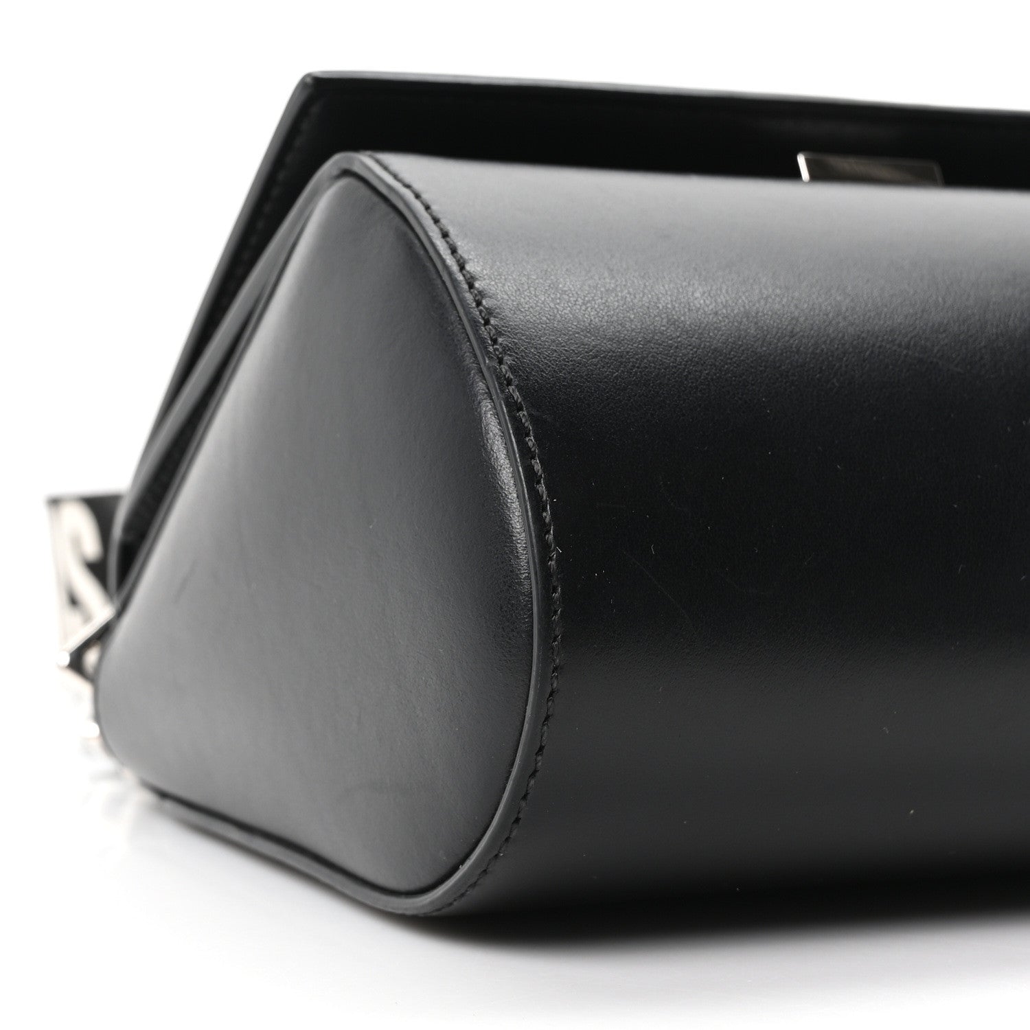 Givenchy Calfskin Mini Pandora Box Logo Strap Crossbody Bag Black 8 of 9