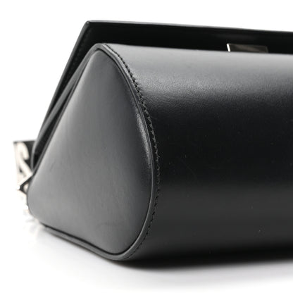 Givenchy Calfskin Mini Pandora Box Logo Strap Crossbody Bag Black 8 of 9