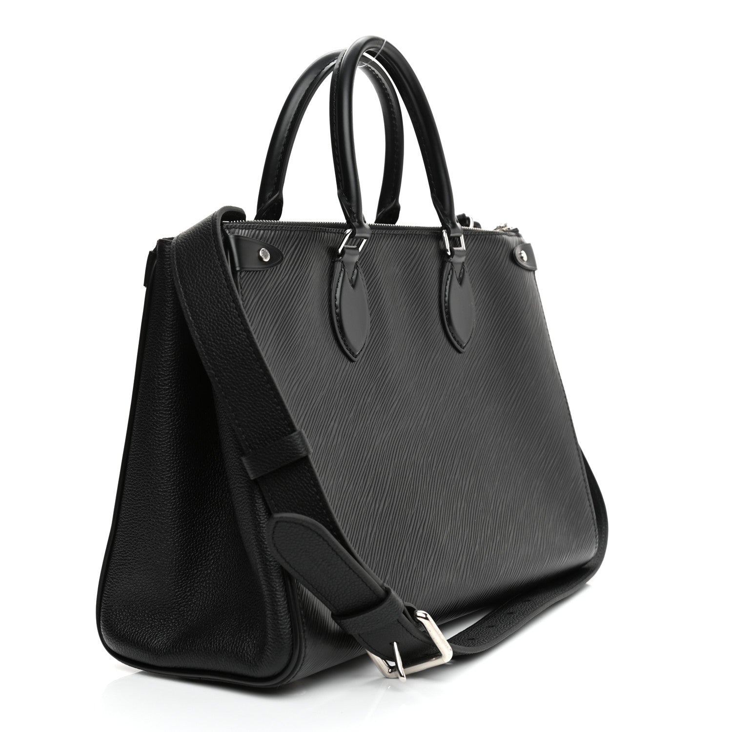 Louis Vuitton Epi Grenelle Tote MM Black 3 of 9