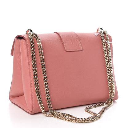 Jimmy Choo Grainy Calfskin XB Marianne Shoulder Bag Rosewood 3 of 9