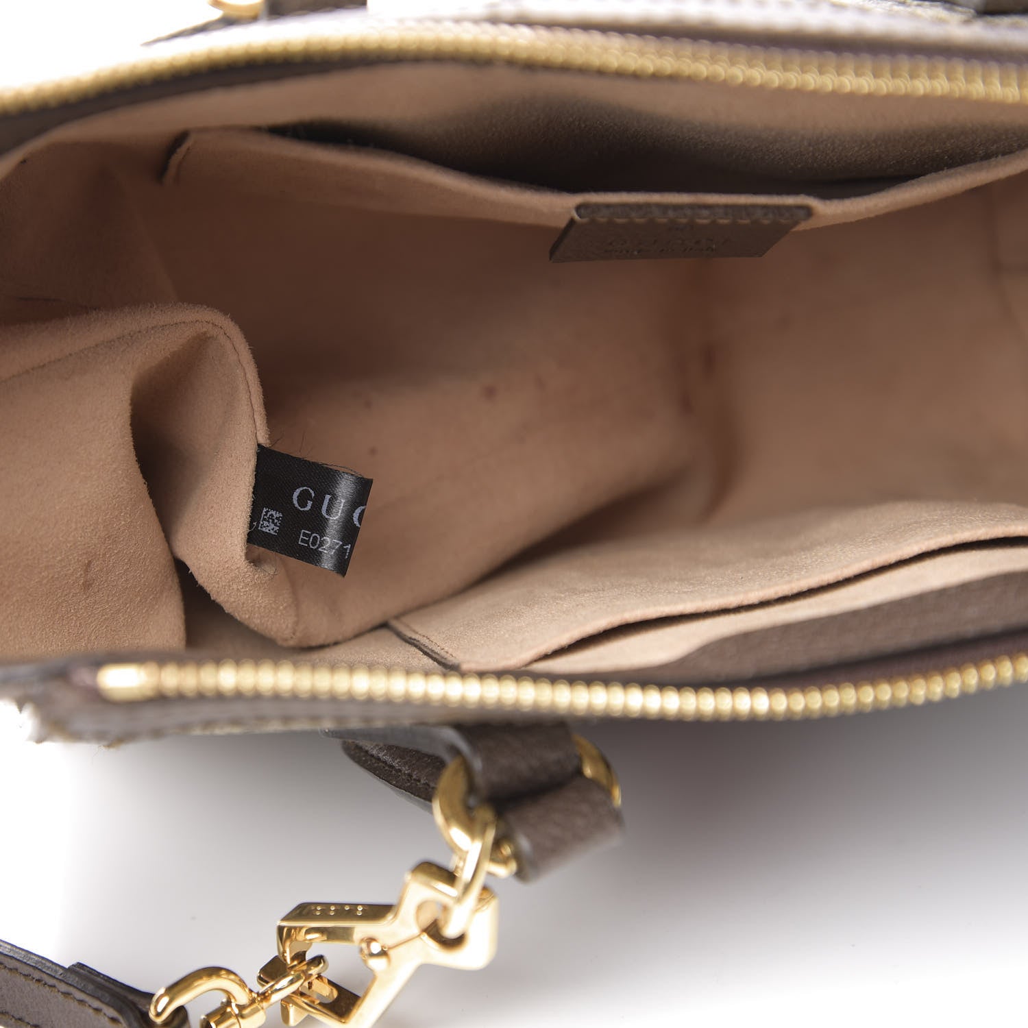 Gucci GG Supreme Monogram Small Ophidia Tote Bag Brown 11 of 14