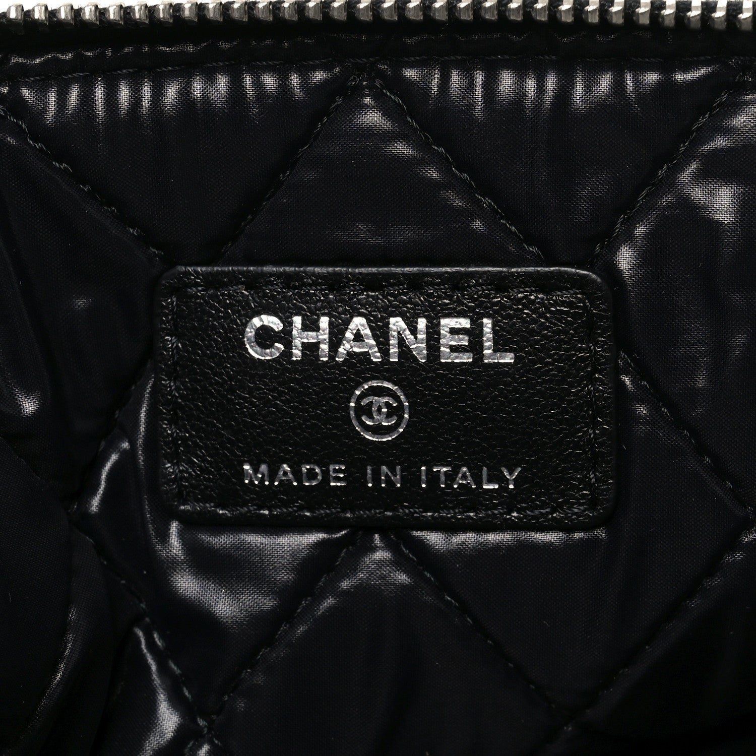 Chanel Lambskin Medium Cuba Car Cosmetic Case Black 6 of 6