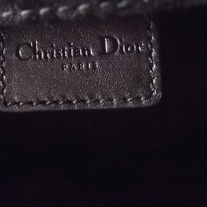 Christian Dior Denim Logo Frame Bag Gray 8 of 10